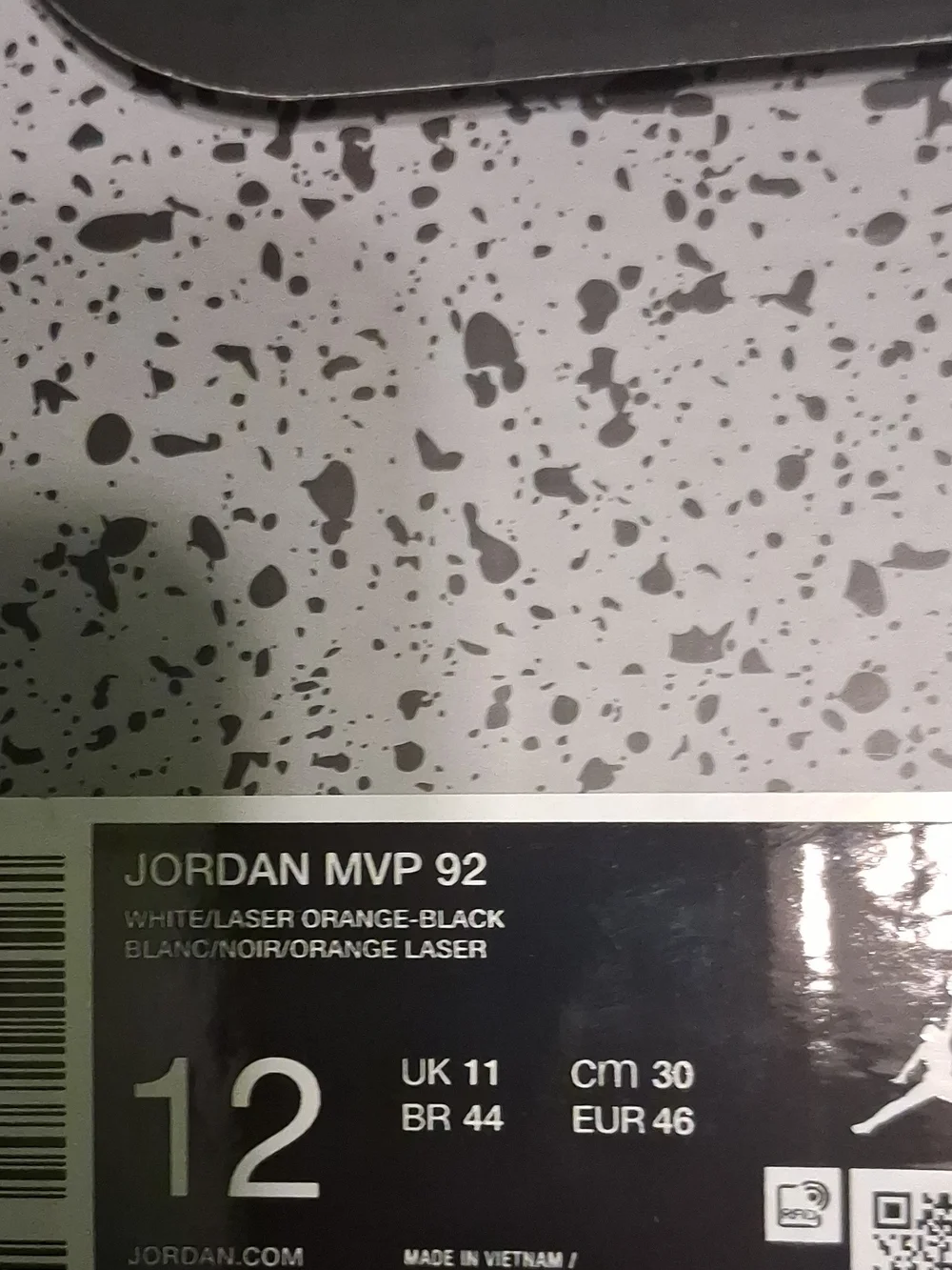 Jordan MVP 92 Basketball - White/Orange/Black Brand New Never Worn Heavy Discoun